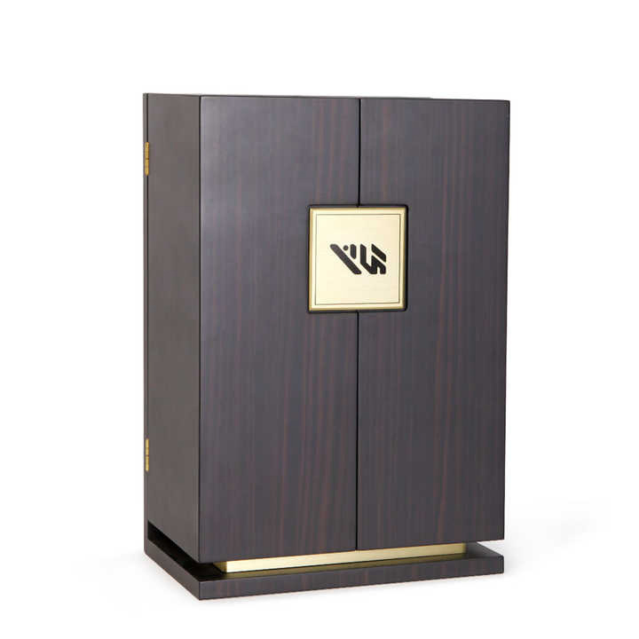 Customized Recyclable Silk Printed Logo Suede Wooden Box, Newly Designed Luxury Wooden Wine Box