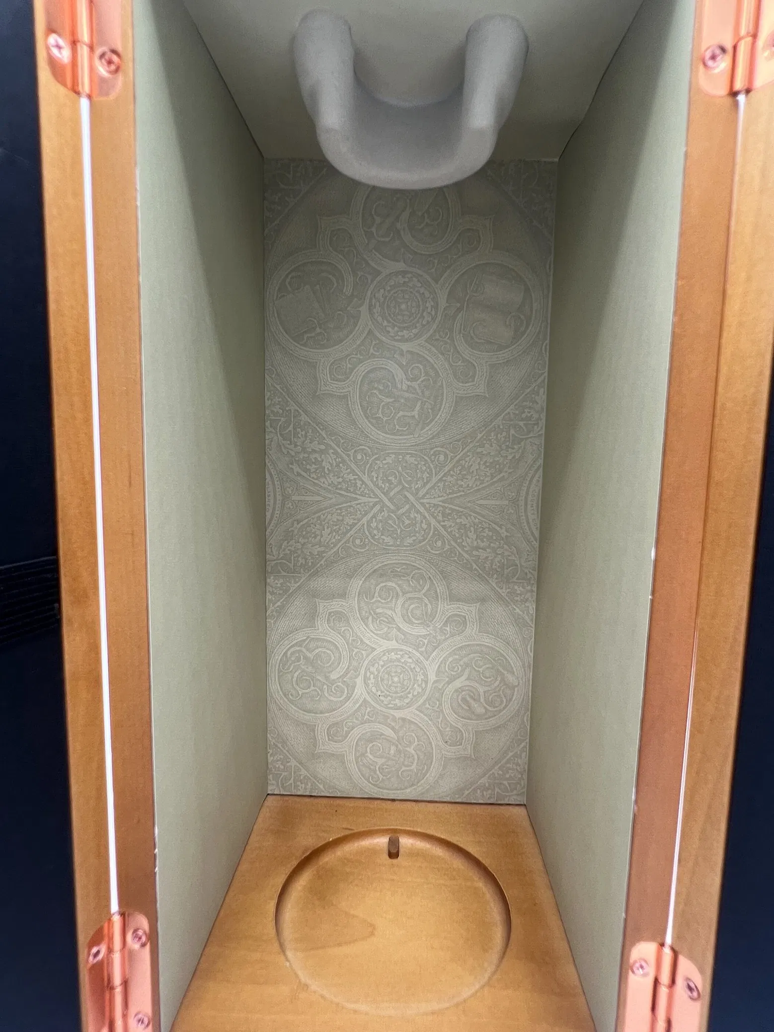 Luxury Wooden Wine Box with Hinged Lid Liquor Packaging Gift Box for 2 Bottle Case