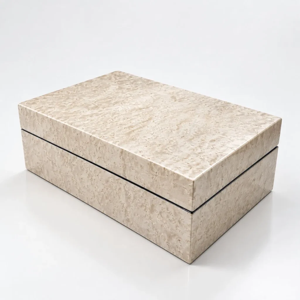 High End Luxury Jewelry Box Premium Wooden Storage Organizer for Rings Watches and Accessories