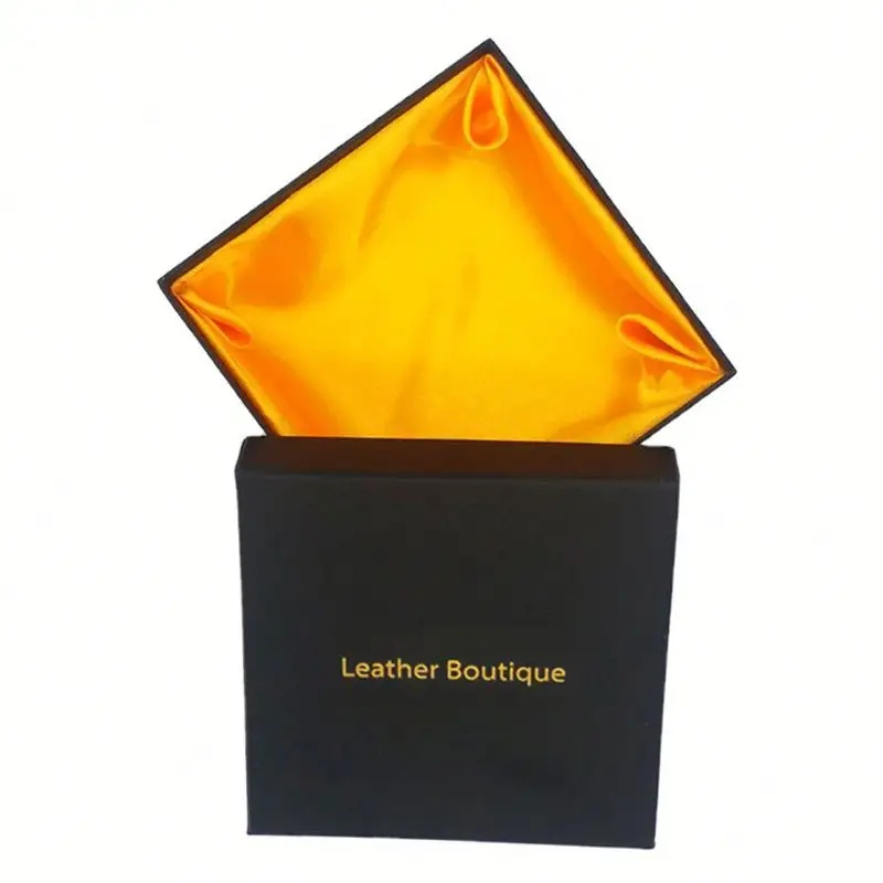 Custom Luxury Leather Wallet and Belt Display Storage Box