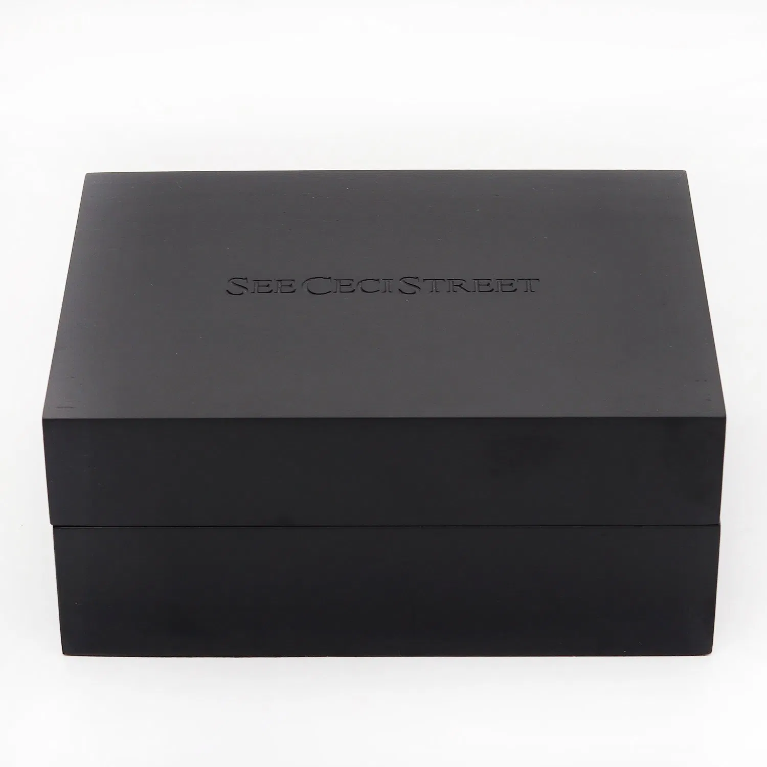 Custom Engraved Wooden Watch Box with Dual Mirrors
