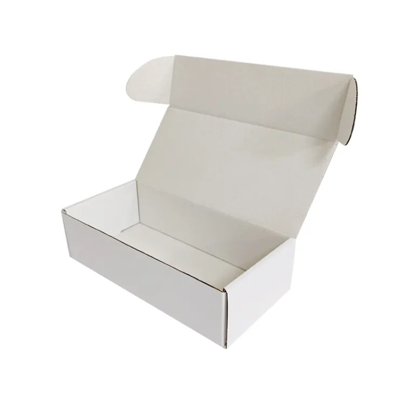 Customizable Solid White Kraft Paper Gift Boxes for Clothing
