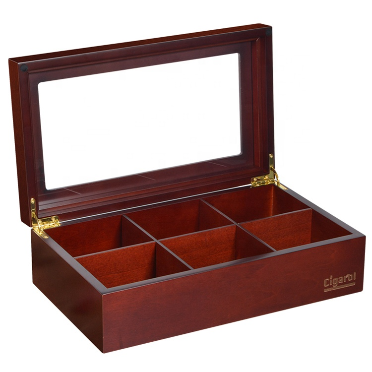 Eco-Friendly Wooden Tea Storage Box for Stylish Enthusiasts