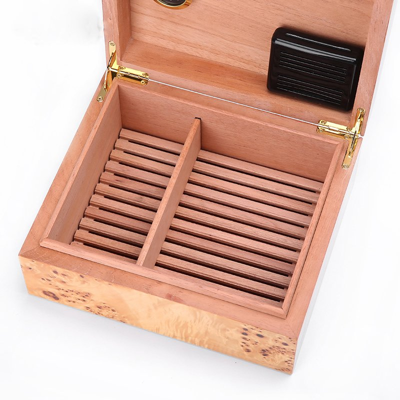 Custom High Gloss Piano Lacquer Cigar Box for Collectors