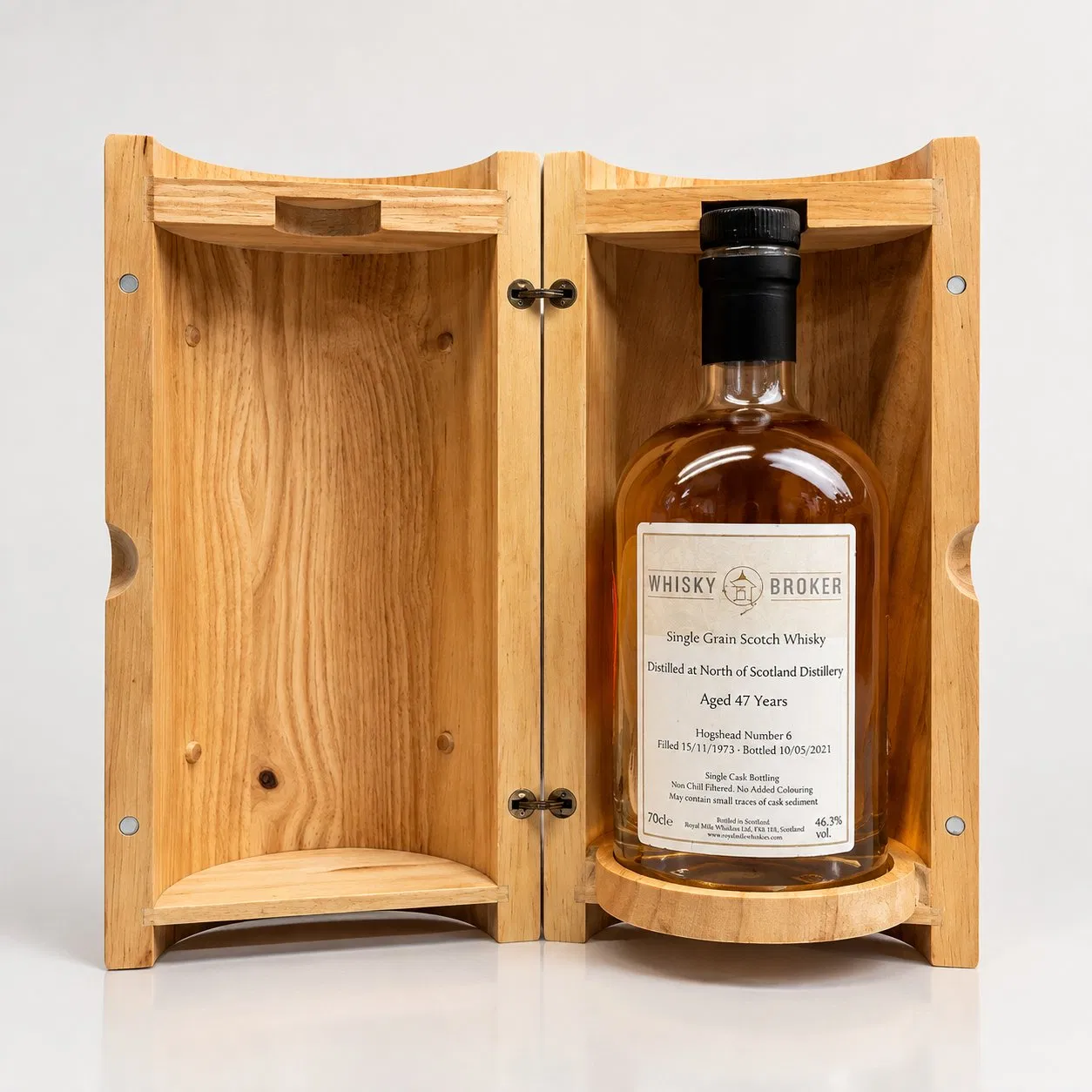 Luxury Wooden Wine Box Custom Packaging Gift Box for Premium Whisky Bottle Display