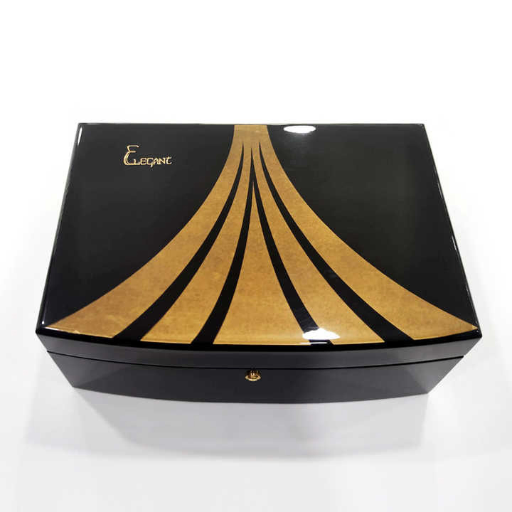 Elegant Antique Style Wooden Perfume Storage Box for Luxury Decor
