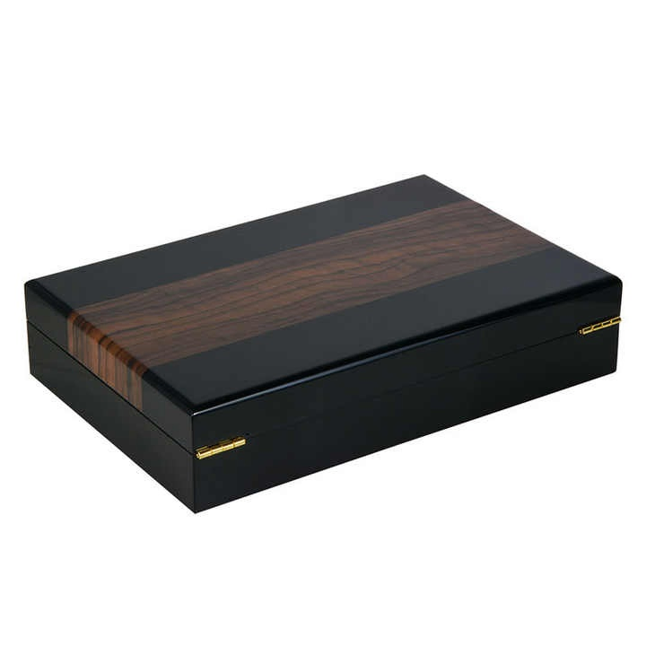Custom Arabian Wooden Gift Box with 3 Perfume Oil Bags