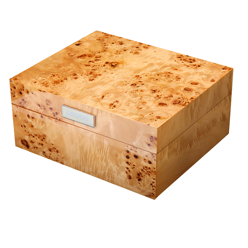 Custom High Gloss Piano Lacquer Cigar Box for Collectors