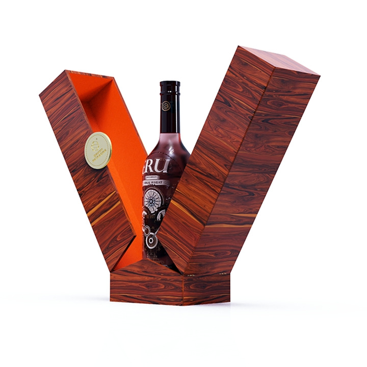 Customizable Elegant Wooden Cosmetic Box for Perfume Storage