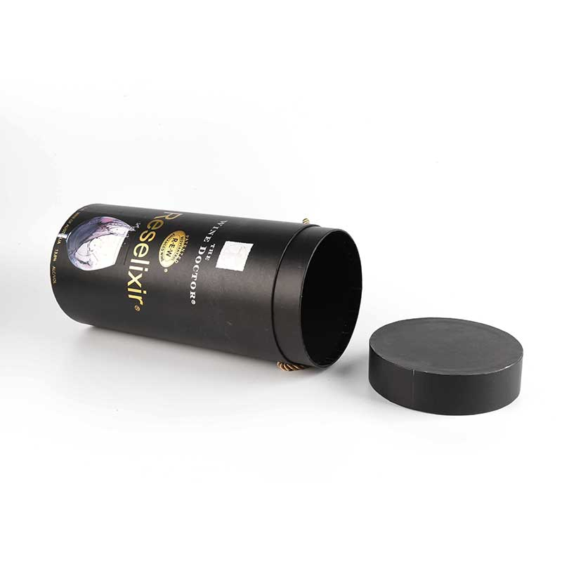 Eco-Friendly Recyclable Paper Tube for Wine Gift Packaging